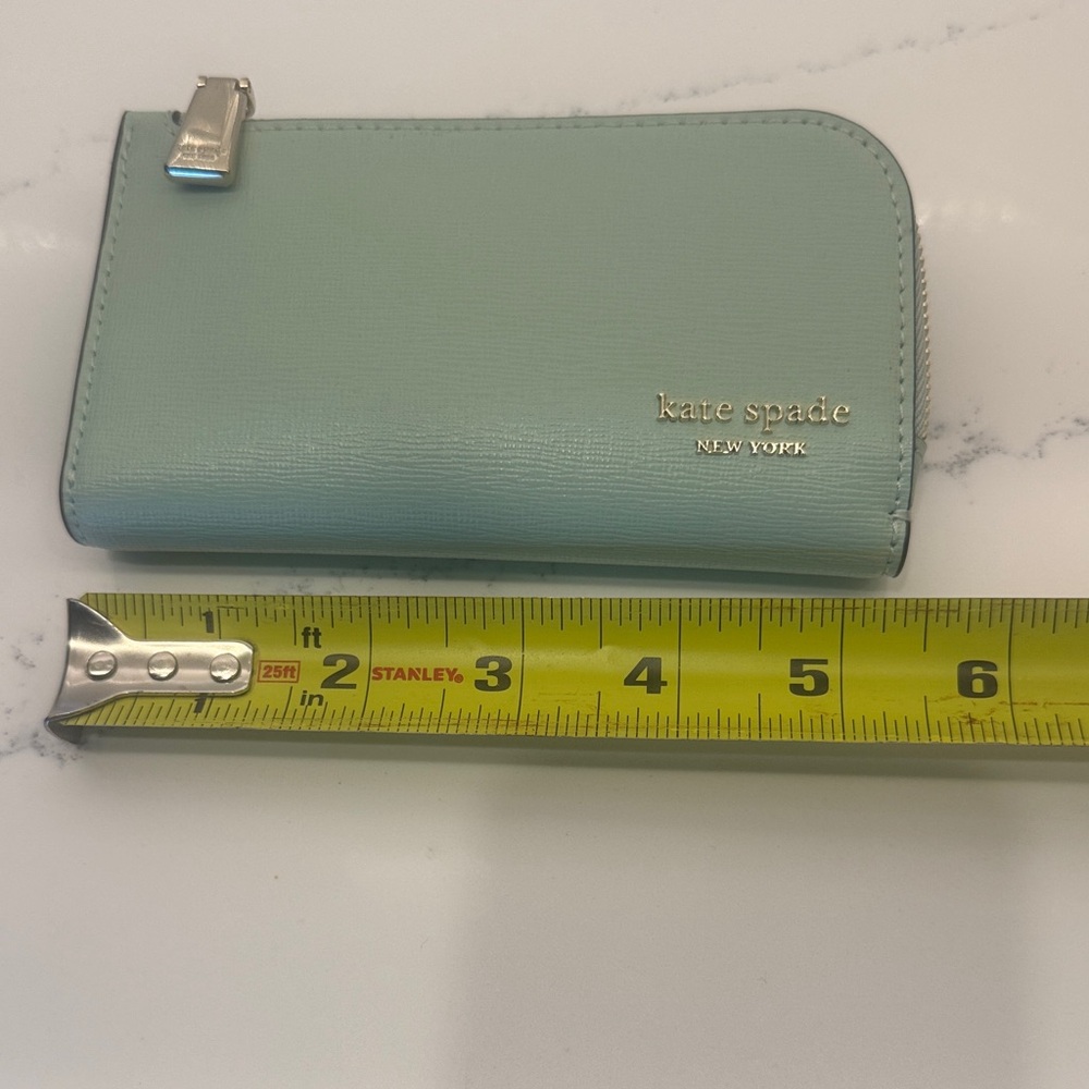 Kate Spade Mint Green Card Holder - Picture 7 of 9